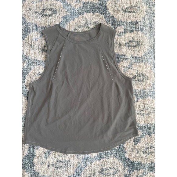 lululemon athletica Tops - Lululemon Carbon Dust Sculpt Cropped Tank Top Size 2 Pristine Condition